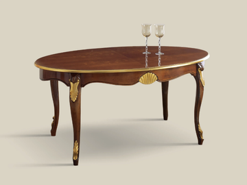 5487 - Oval extending wooden table by Tarocco Vaccari Group - view 2